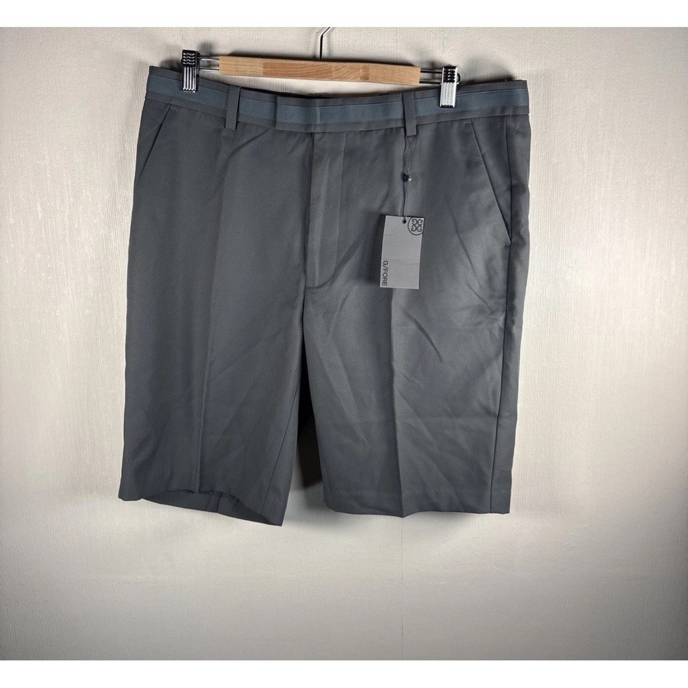 G/Fore Maverick Shorts Mens 36 Gray Stretch Golf 9" Inseam Lightweight